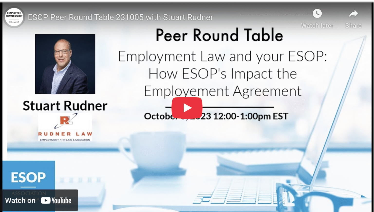 ESOP Peer Round Table with Stuart Rudner