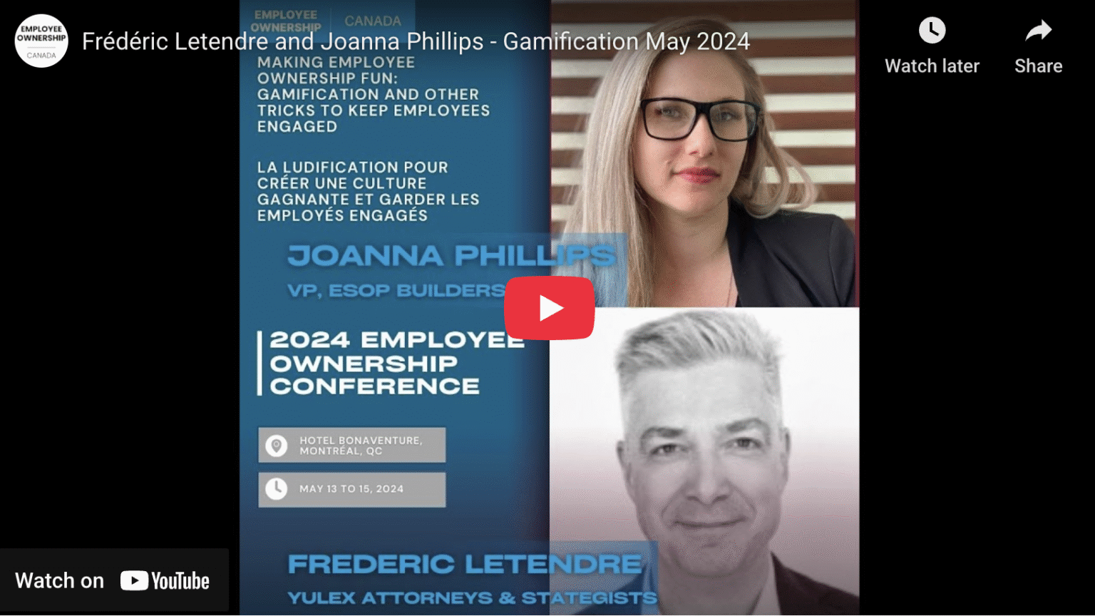 La ludification pour créer une culture gagnante et garder les employés engagés – Conférence bilingue