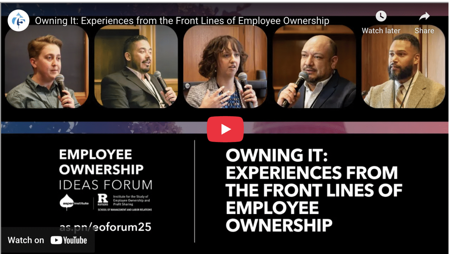 Owning It: Experiences from the Front Lines of Employee Ownership